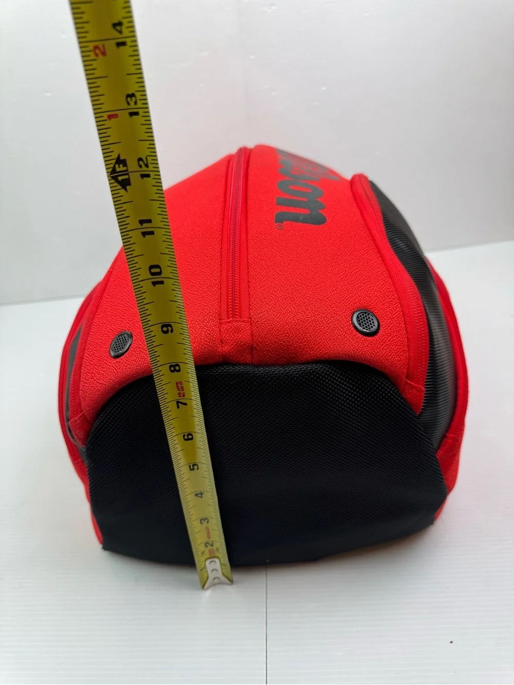 Wilson Roger Federer DNA Pro Tennis Backpack Red/Black Racquet Bag Sport Unisex - Picture 9 of 16
